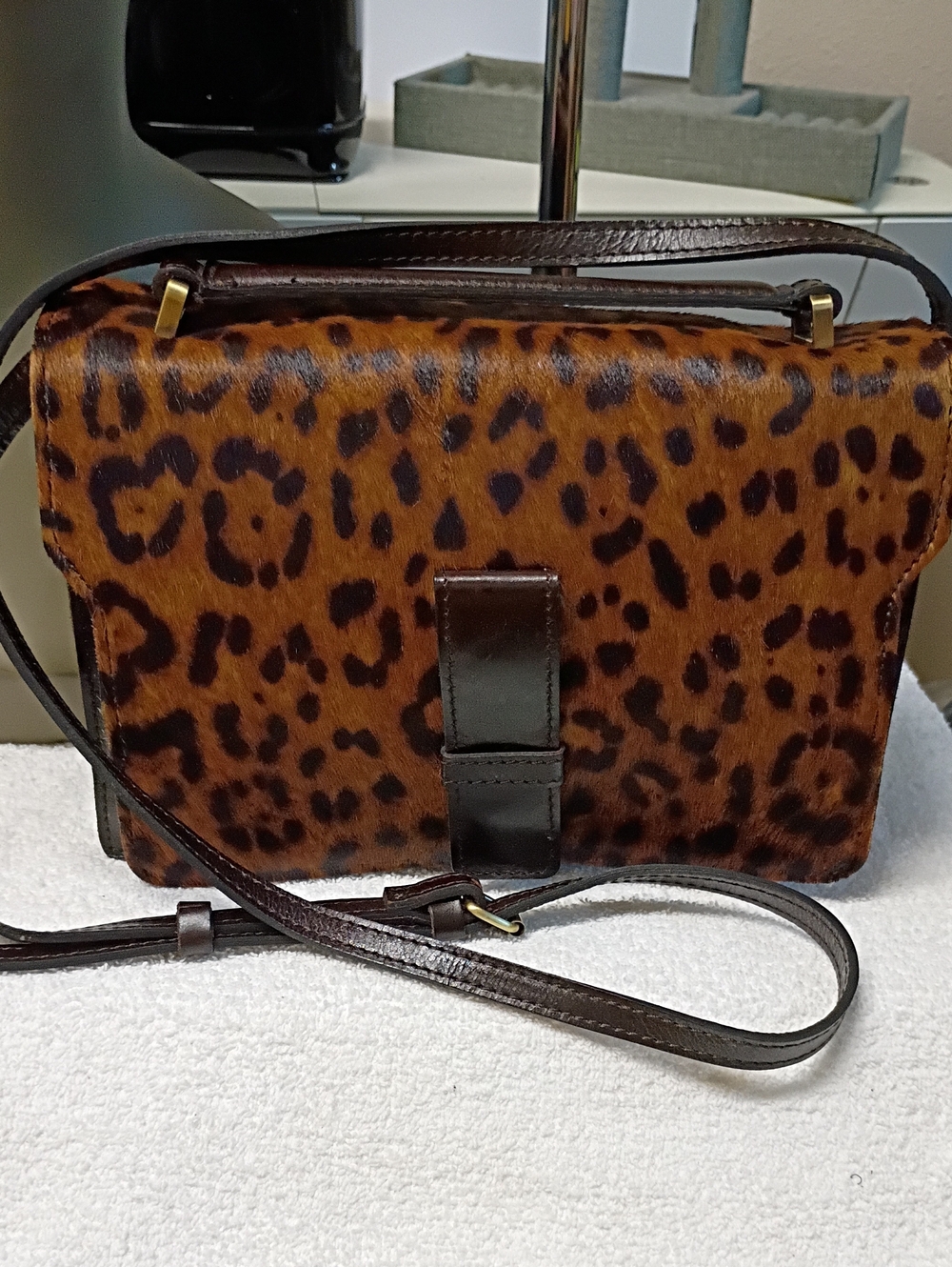 Patricia Nash Leopard Print Crossbody Bag